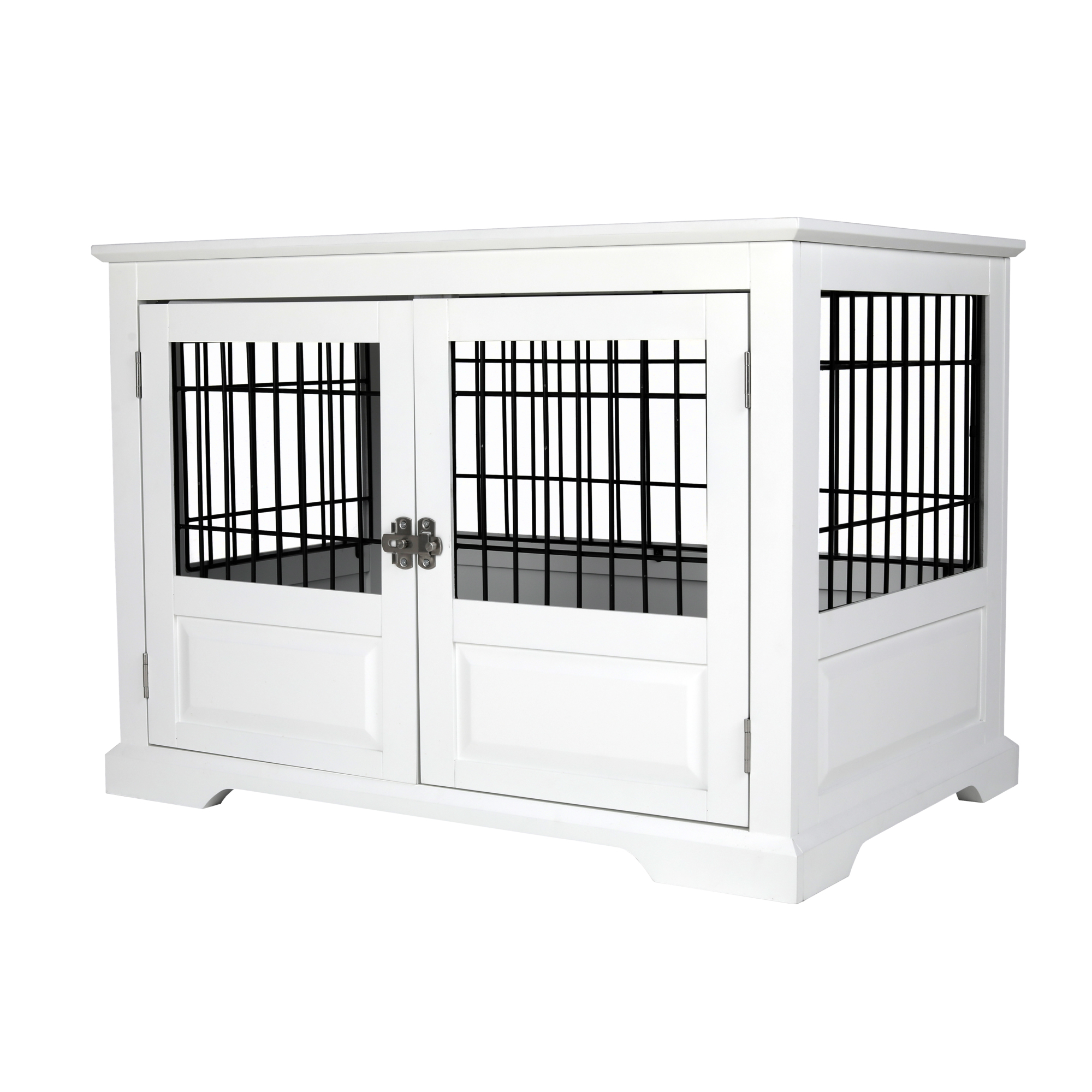 Merry Products, Fairview Triple Door Crate, Large, White, Model# PTH1072020100